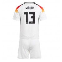 Deutschland Thomas Muller #13 Fußballbekleidung Heimtrikot Kinder EM 2024 Kurzarm (+ kurze hosen)